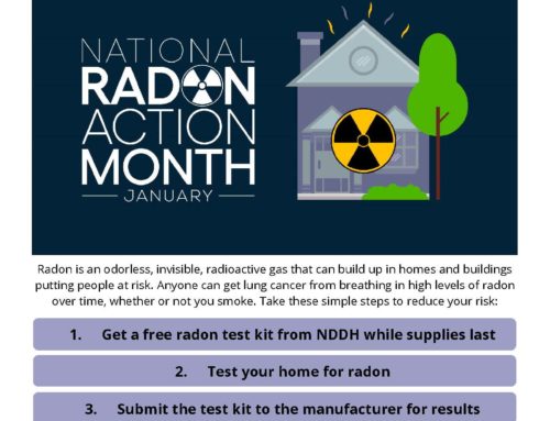 NDDH Encourages Homeowners to “Plan a Raid on Radon”