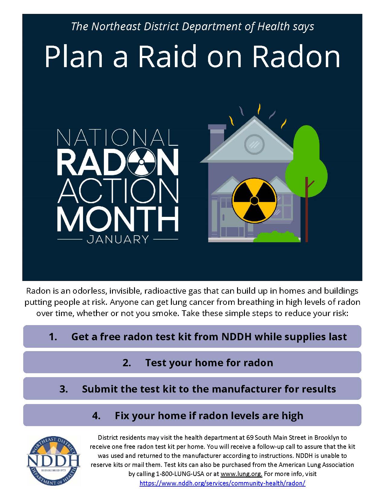 Prevent Lung Cancer: Test for Radon